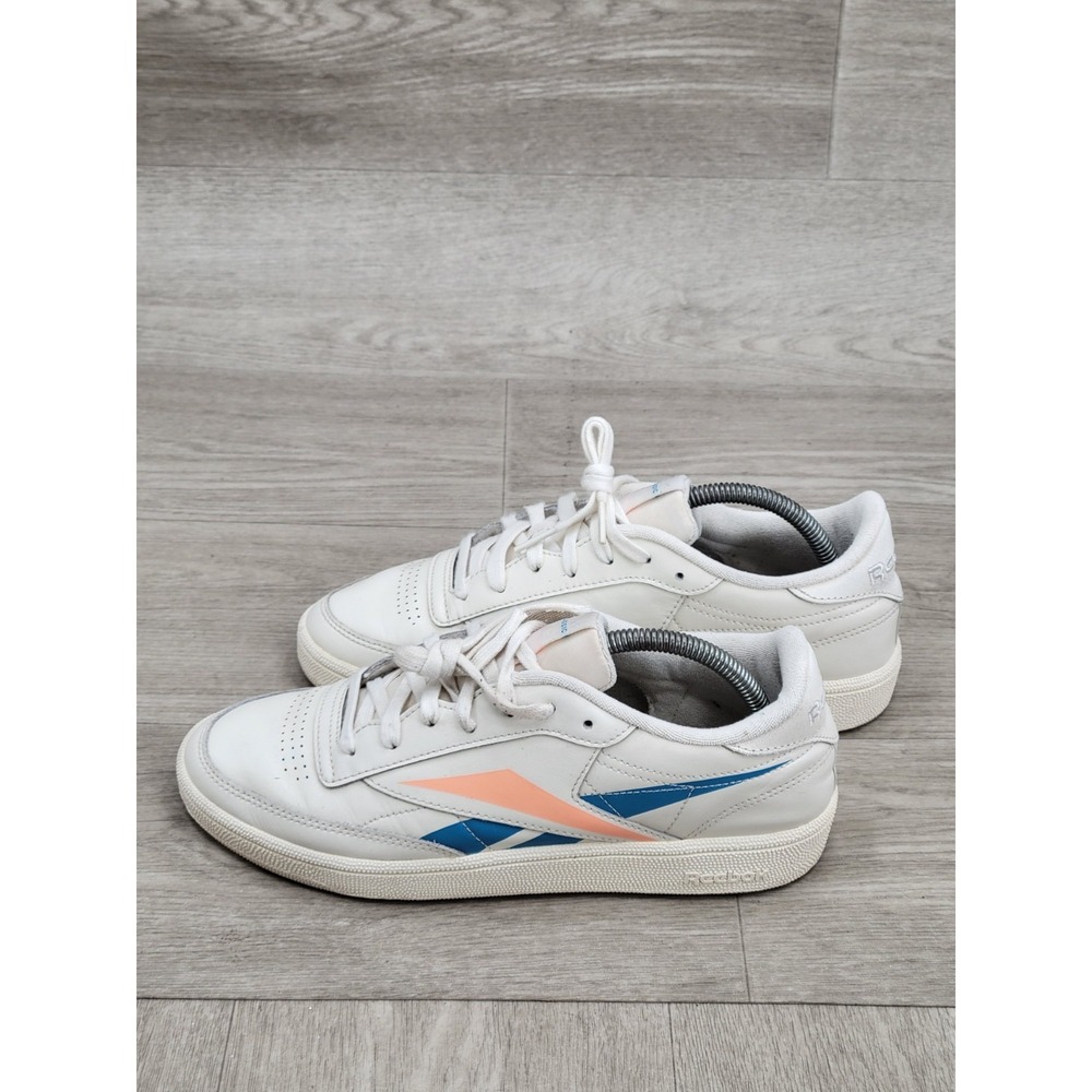 Reebok Club C 85 Chalk / Cyan / Sunglo Size 9 Women's
